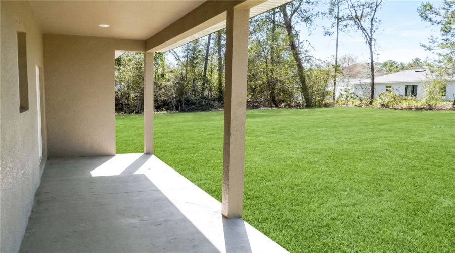 Covered Rear Lanai
