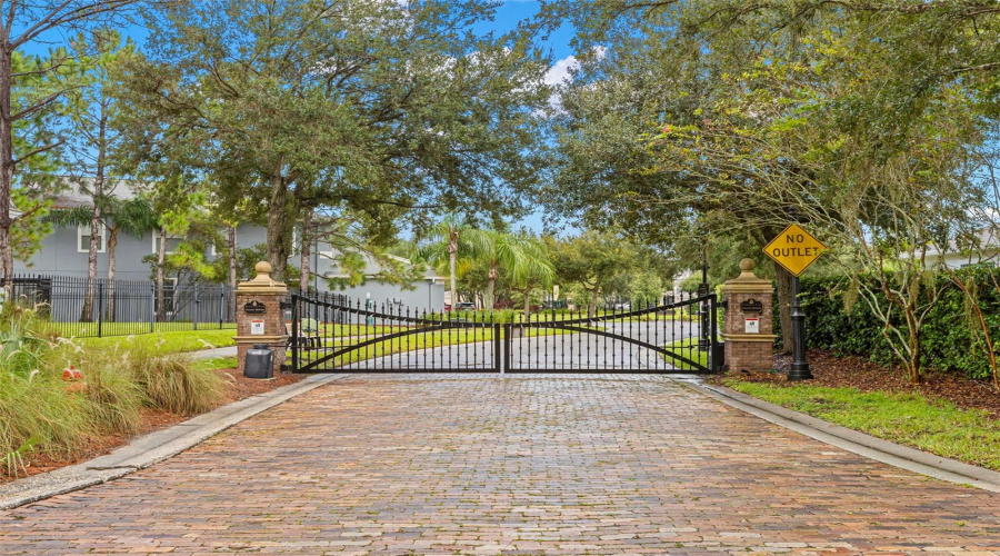 Highland Park Coach House Private Gate
