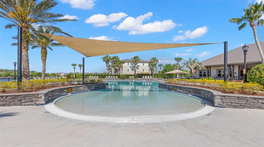 Beach Entry At Pool