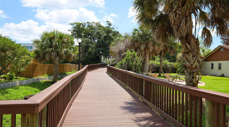 Walkway To Sunrail