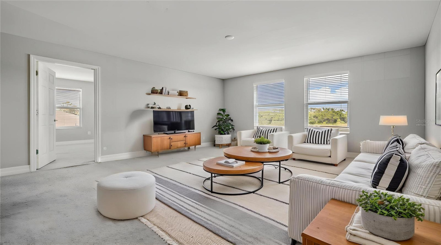 Virtually Staged Upstairs Loft