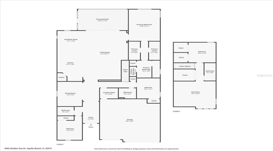 Apollo Beach, Florida 33572, 4 Bedroom Bedrooms, ,4 Bathroombathrooms,Residential,For Sale,Maiden Sea,0,Mfrtb8469049