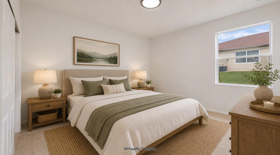 Virtually Staged Guest Room