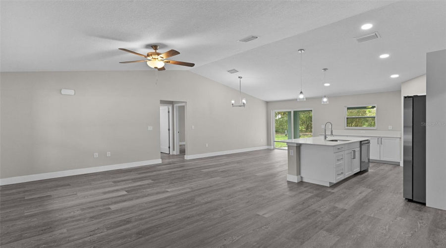 Large Open Entertaining Area Upon Entering The Home