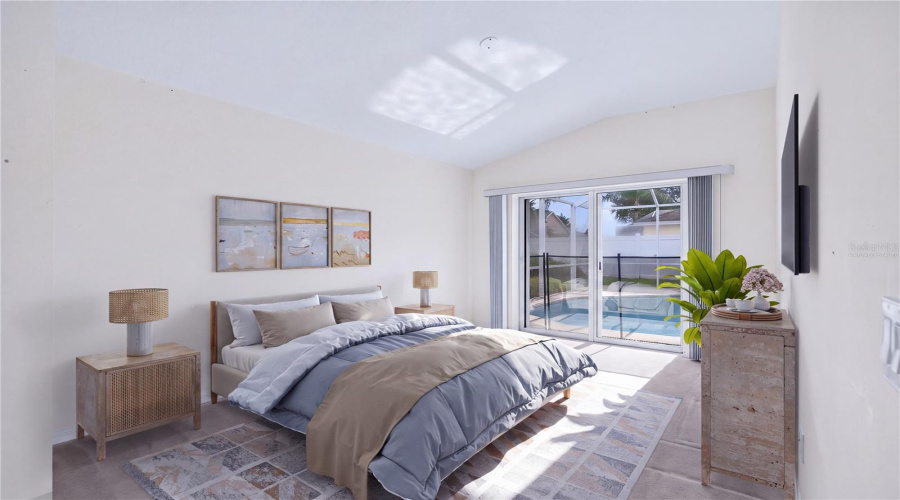 Virtually Staged Bedroom 2