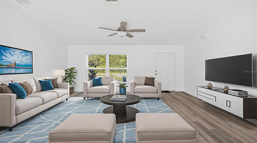 Staged Living Area
