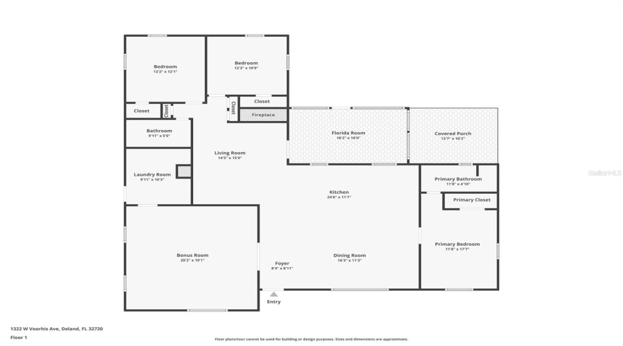 Deland, Florida 32720, 3 Bedroom Bedrooms, ,2 Bathroombathrooms,Residential,For Sale,Voorhis,0,Mfrtb8526238