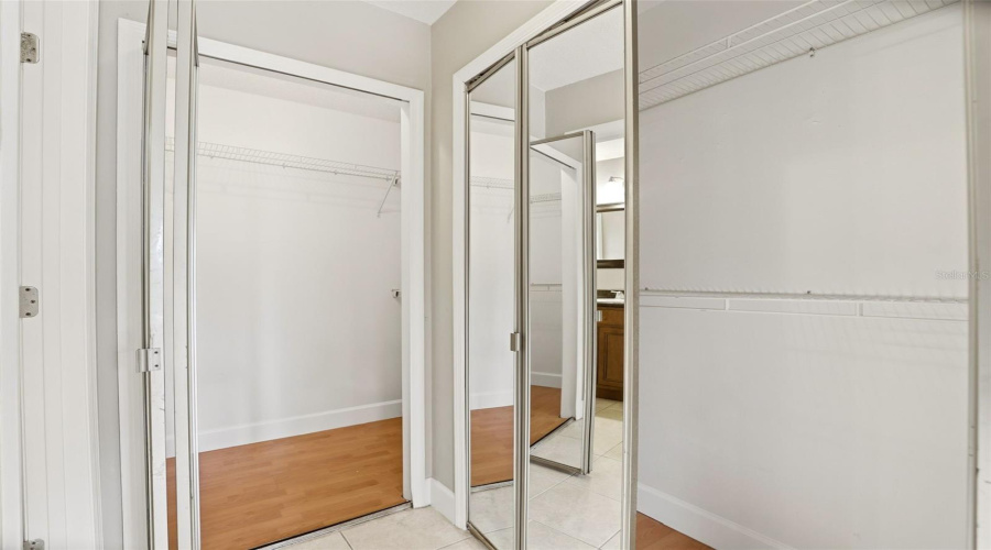 Primary Bedroom Closets