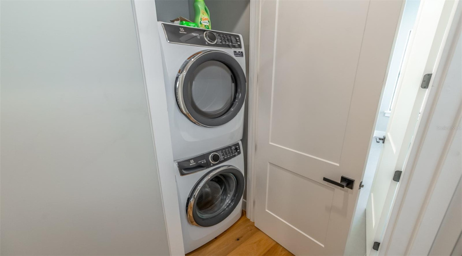 Washer Dryer In The Primary Suite.