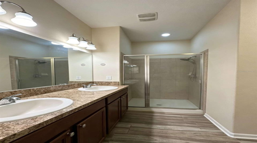 Primary Bathroom With Shower