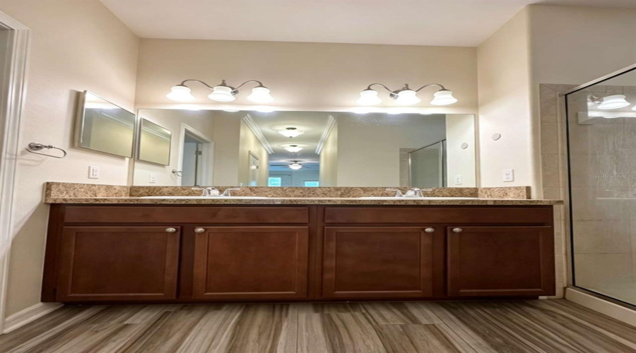 Primary Bathroom Dual Vanity