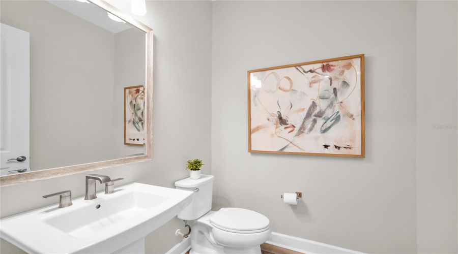 Powder Half Bath (First Floor)