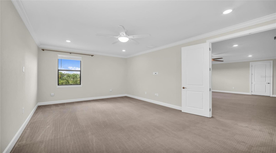 Flex Room That Can Serve As A Game Room, Theater, Playroom Or Craft Space.