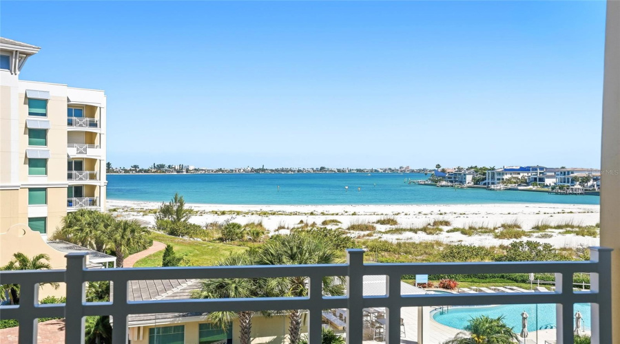 Picture Yourself Enjoying These Sweeping Water Views Of Gulf, Beach And Pool!