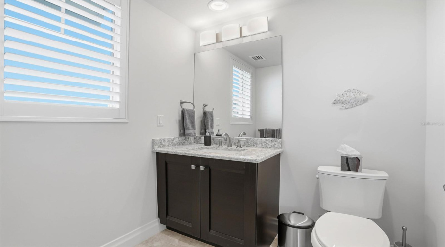 Ensuite Bathroom For Bedroom #3 With Shower.