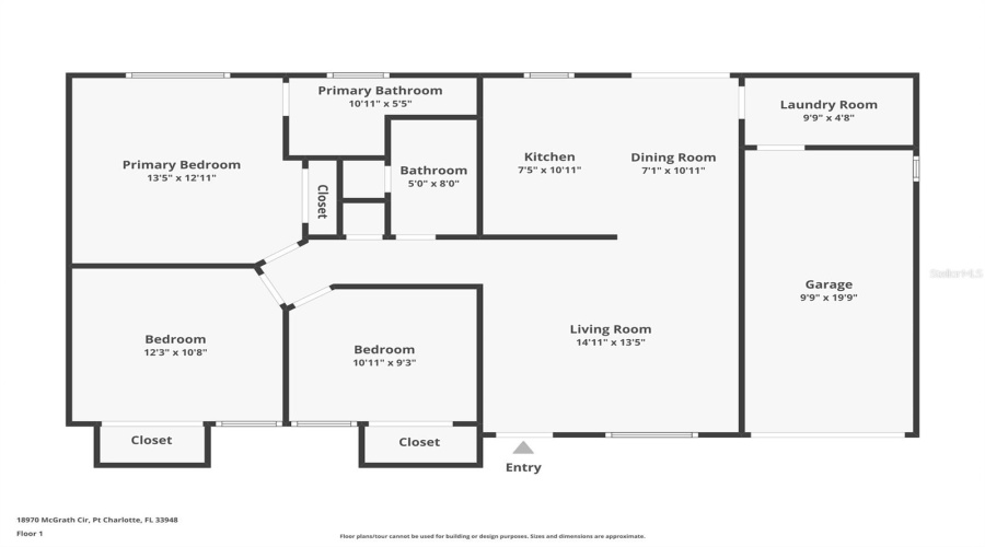 Port Charlotte, Florida 33948, 3 Bedroom Bedrooms, ,2 Bathroombathrooms,Residential,For Sale,Mcgrath,0,Mfrc7520498