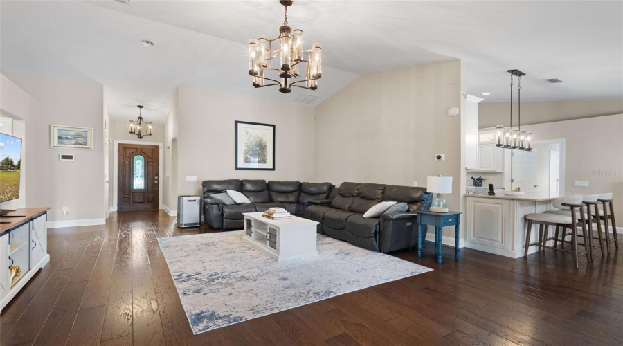 Living Room And Front Entry