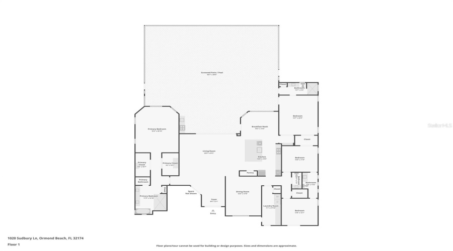 Ormond Beach, Florida 32174, 4 Bedroom Bedrooms, ,3 Bathroombathrooms,Residential,For Sale,Sudbury,0,Mfrv4947604