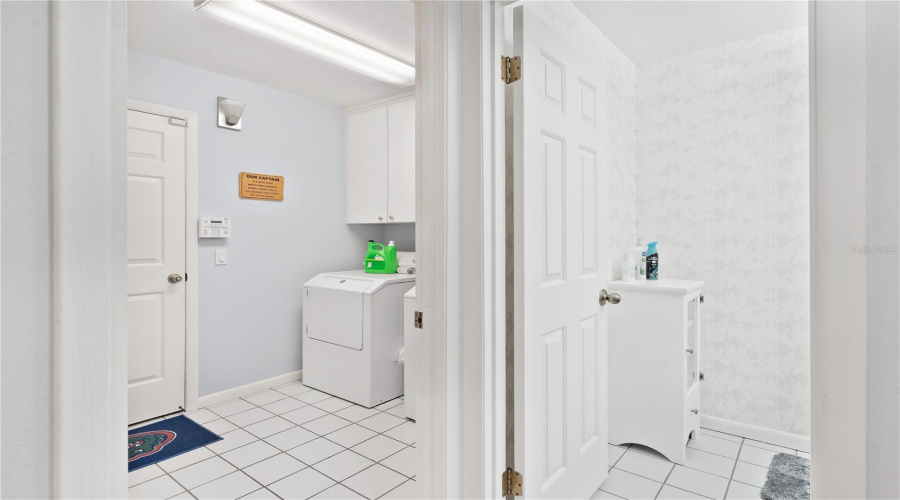 Inside Laundry And Half Bath