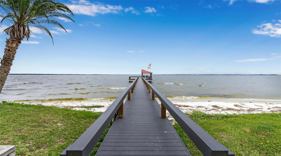 Walk Way To Pier
