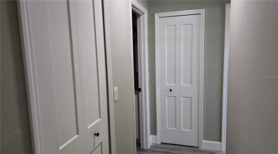 Easy To Stay Organized-Two Closets In The Hallway
