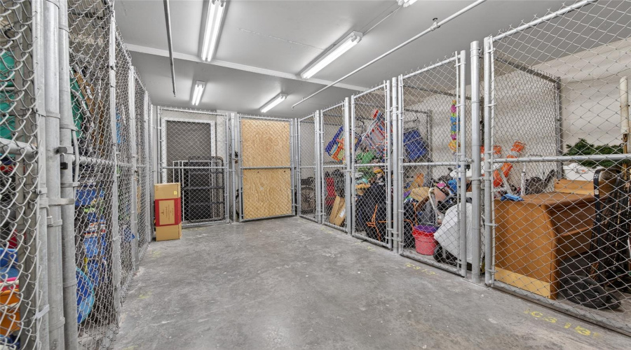 Extra Storage Located In Garage
