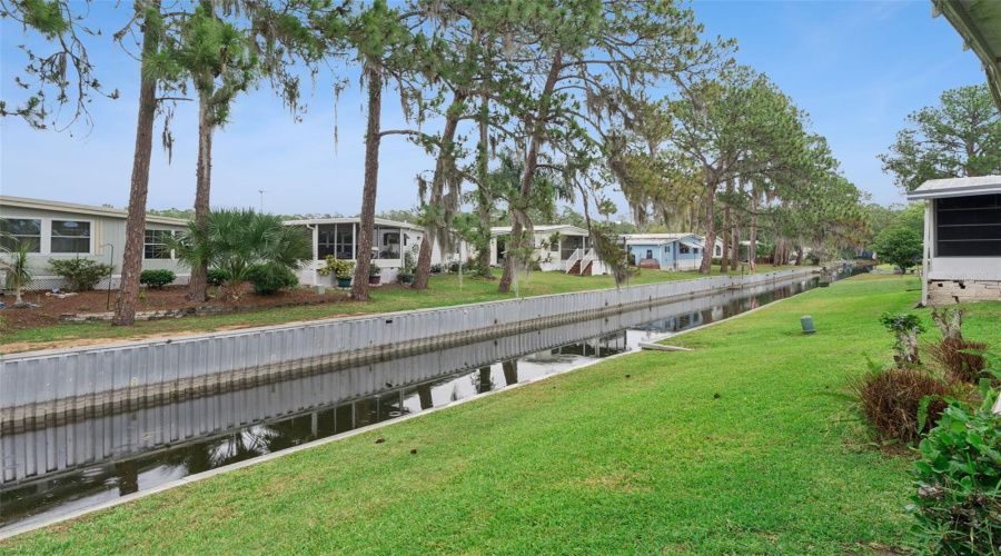 Canal View From The Backyard