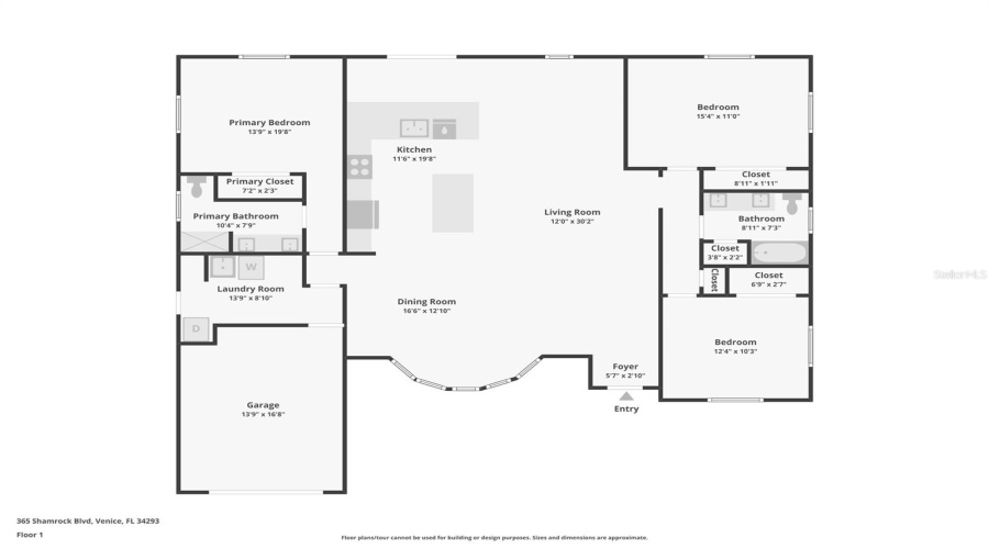 Venice, Florida 34293, 3 Bedroom Bedrooms, ,2 Bathroombathrooms,Residential,For Sale,Shamrock,0,Mfra4702591