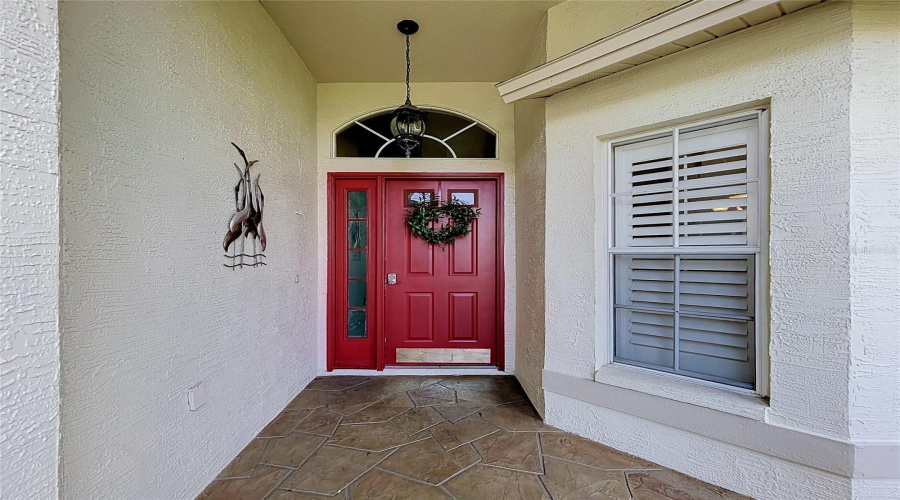 Cheery Front Door To Welcome