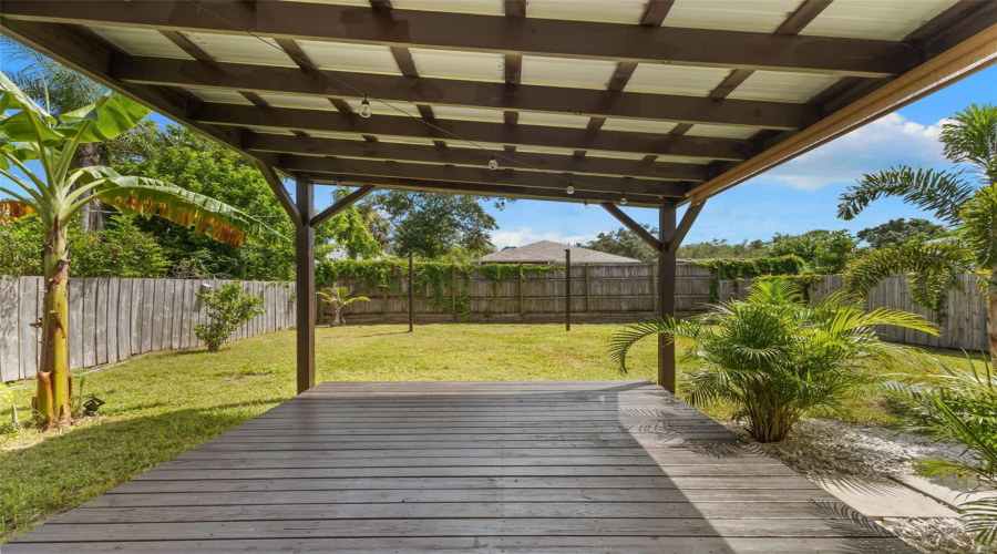 Covered Deck
