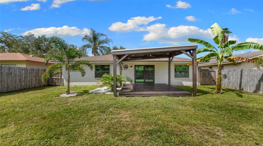Rear Exterior &Amp; Covered Deck