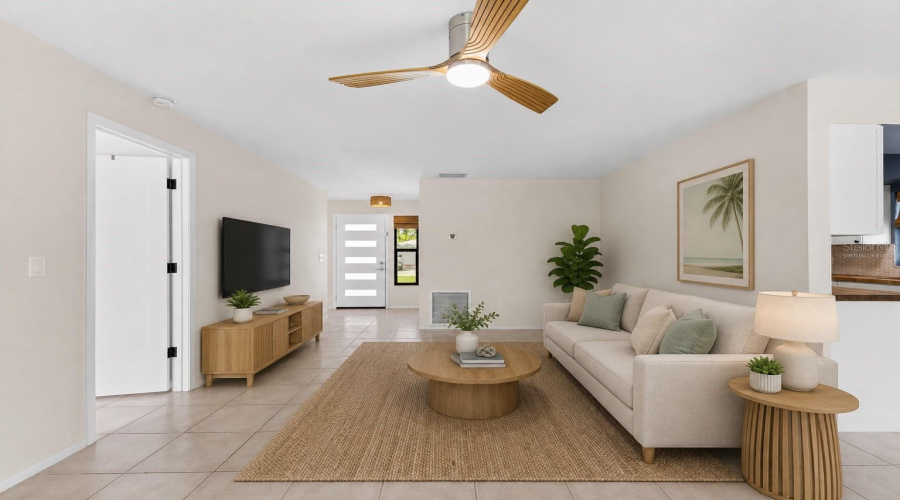 Living Room - Virtually Staged