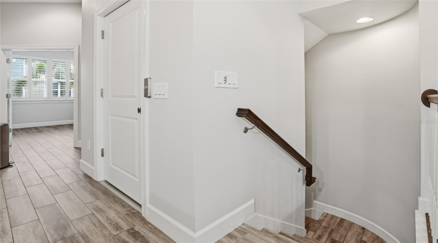 On The Second Level, The First Door On The Right Provides Access To The Elevator.
