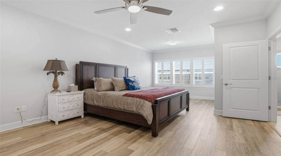 The Primary  Bedroom Is Very Large With Room For A Sitting Area.