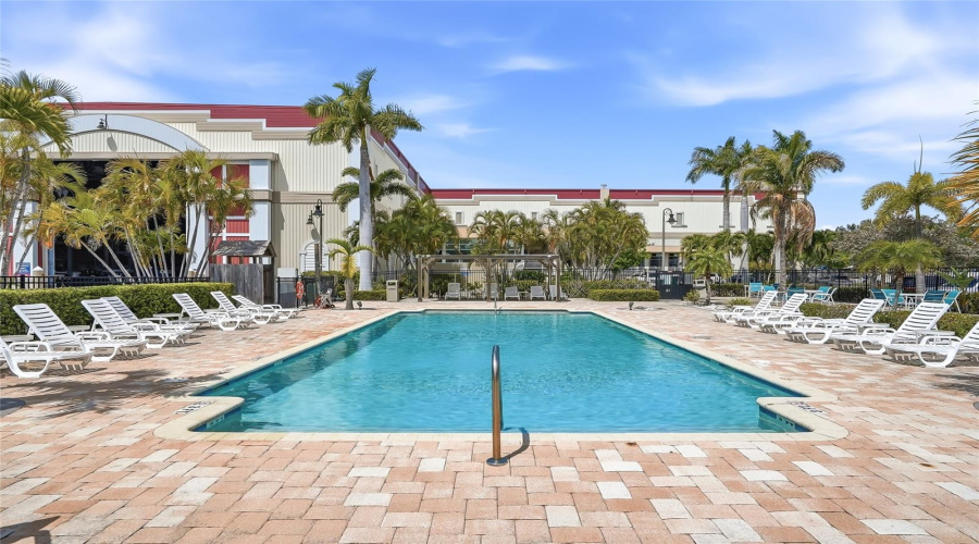 The Pool Is Large Enough To Do Laps Are Simply Enjoy The Florida Sunshine In Winter!