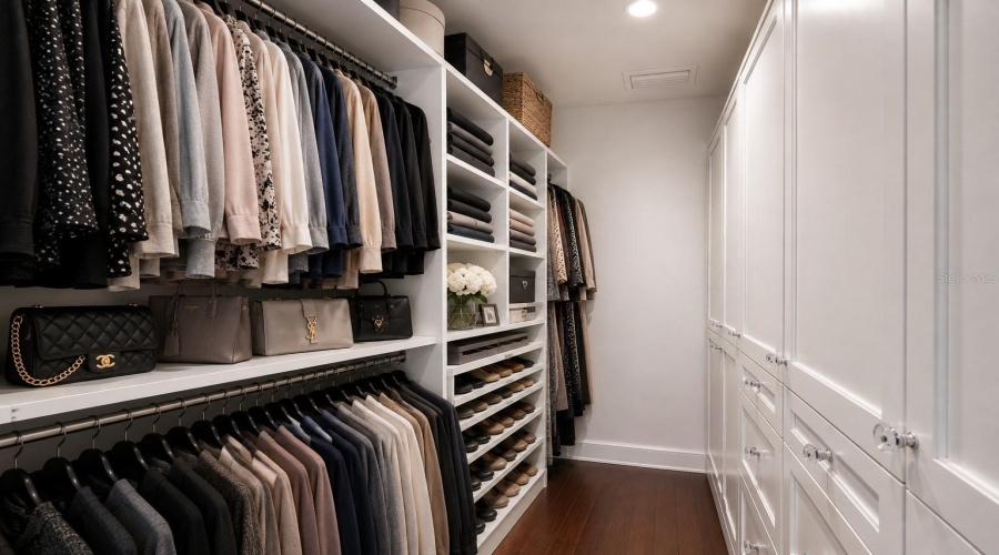 Primary Suite Walk-In Closet