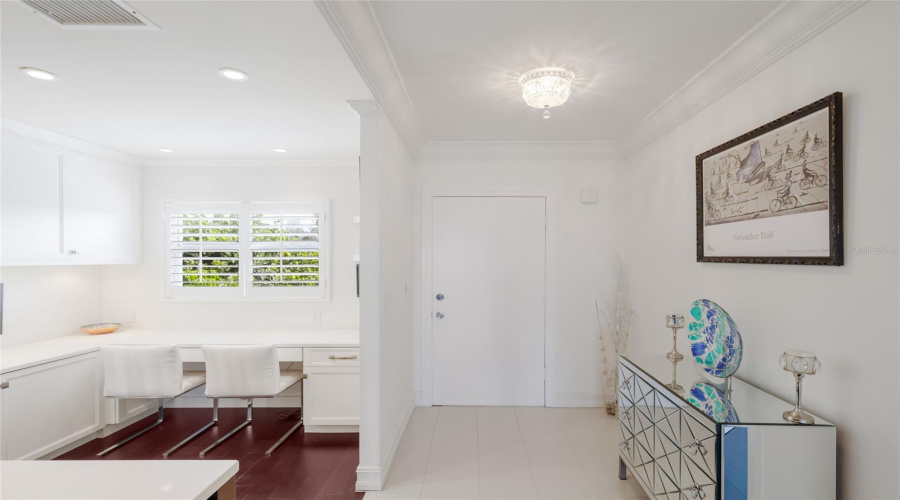 Convenient Built-In Office Nook
