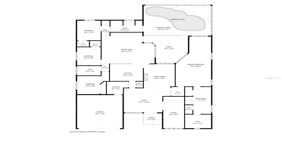 Lake Mary, Florida 32746, 5 Bedroom Bedrooms, ,3 Bathroombathrooms,Residential,For Sale,Palm Crest,0,Mfro6436020