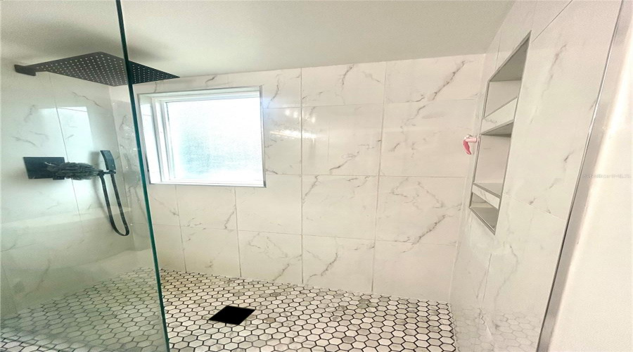 Primary Shower With Niche