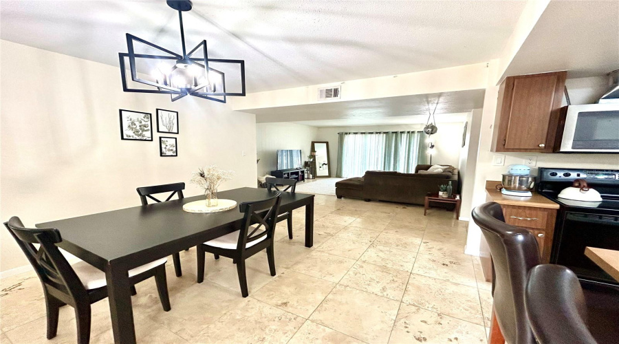 Dining Room And Living Room