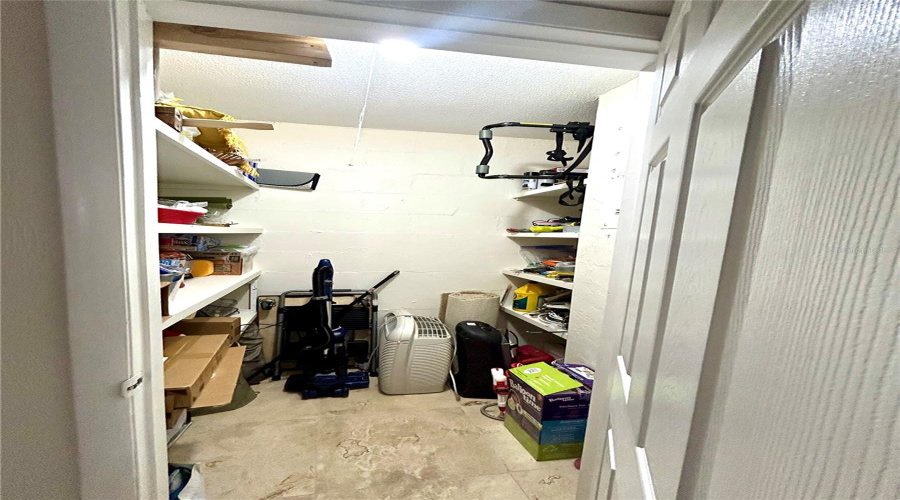 Storage Closet At Front Entry