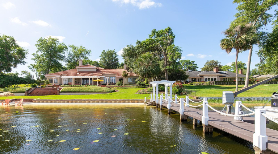 Amazing Views From The Dock Looking At The Grounds
