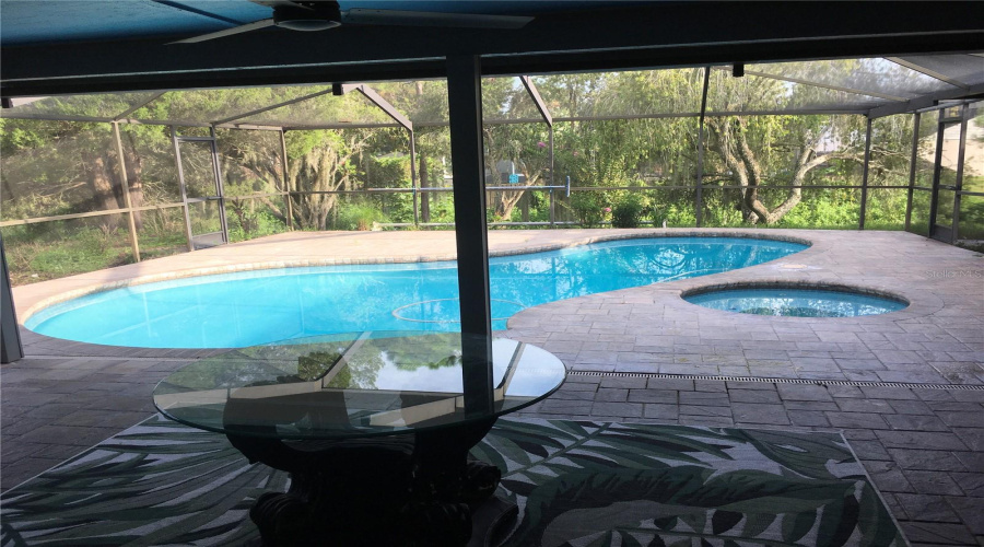 Brick Paved Lanai/Pool