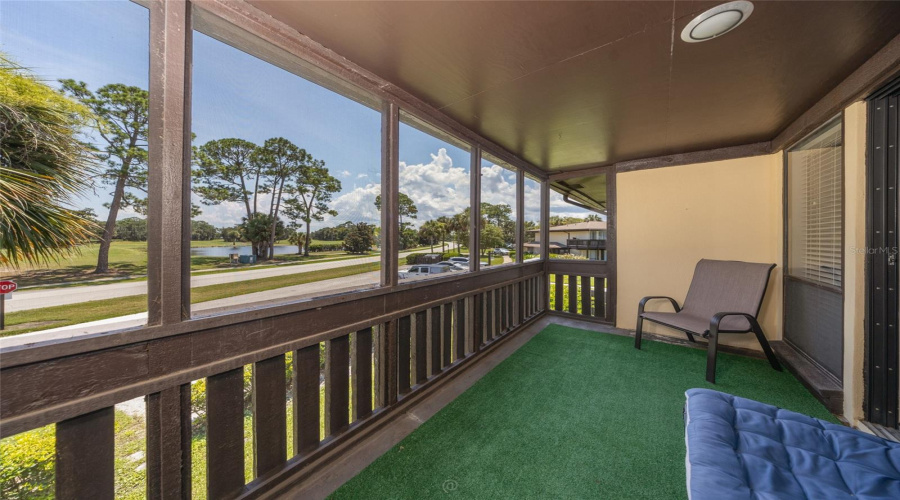 Primary Screened Suite Balcony