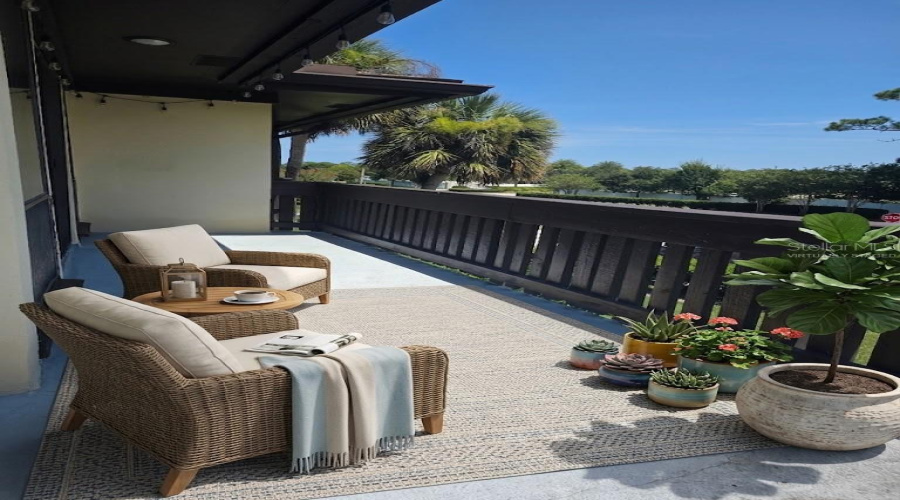 Virtually Staged Balcony