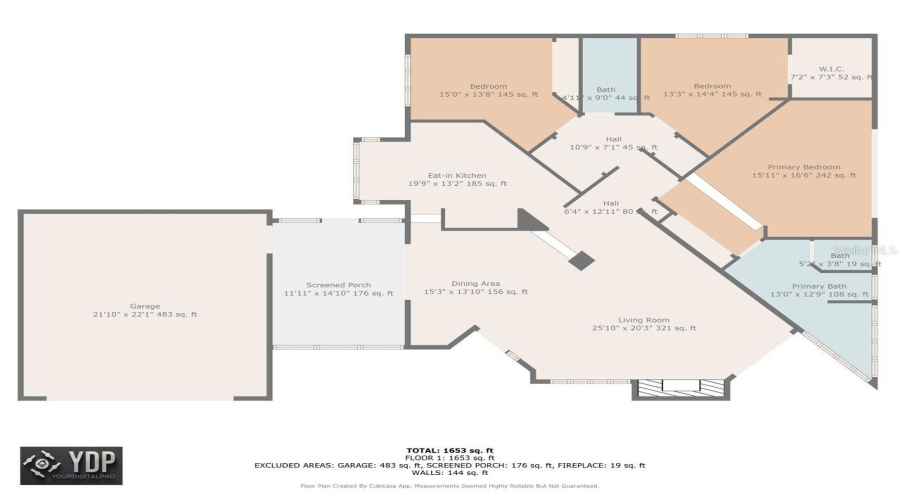 Floorplan 10479 Longwood Drive, Arbors At Bardmoor- Garage On The Left, Breezeway, Then Main Floorplan!