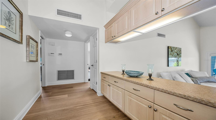Hallway To The Bedrooms; Master On Your Right. Two Others Plus The Shared Bath On Your Left. New Air Conditioner!
