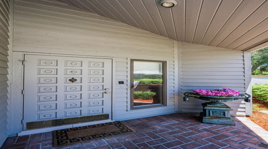 Charming Covered Entrance!