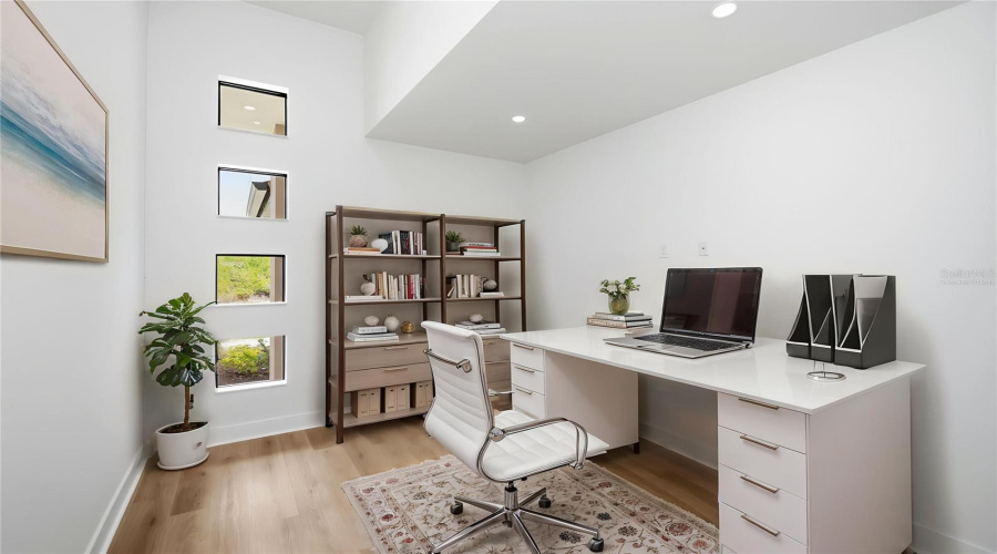 Virtually Staged Office Or Optional 5Th Bedroom.