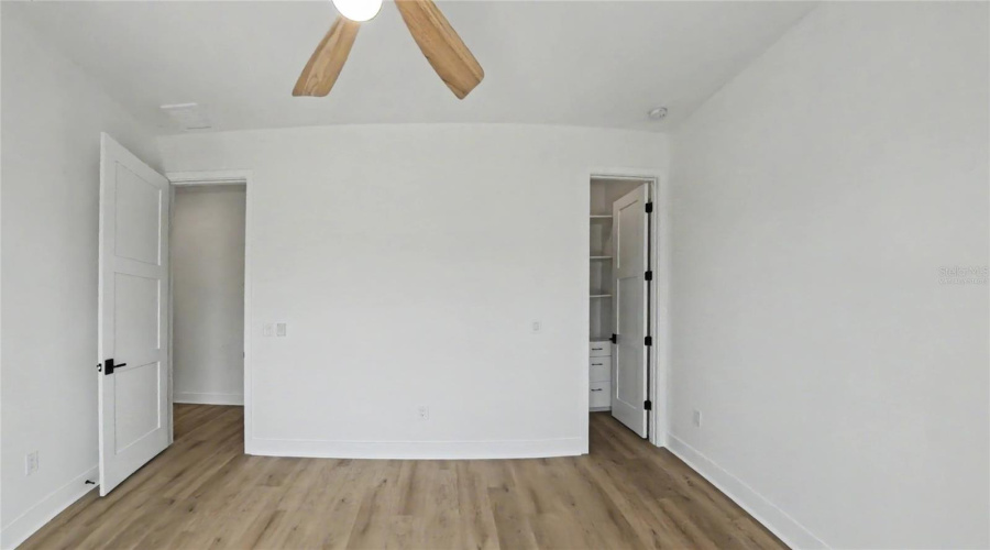 Virtually Staged 4Th Bedroom With Walk-In Closet.